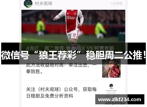 微信号“狼王荐彩”稳胆周二公推！